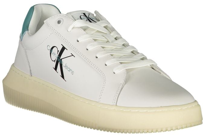 Calvin Klein White Leather Men's Sneaker