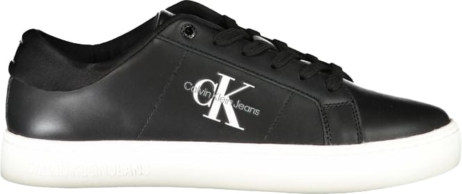 Calvin Klein Black Polyurethane Men's Sneaker