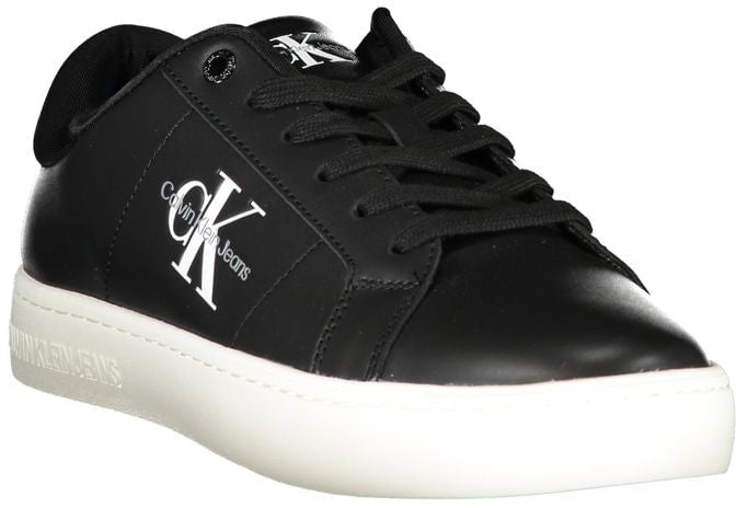 Calvin Klein Black Polyurethane Men's Sneaker