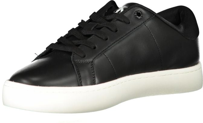 Calvin Klein Black Polyurethane Men's Sneaker