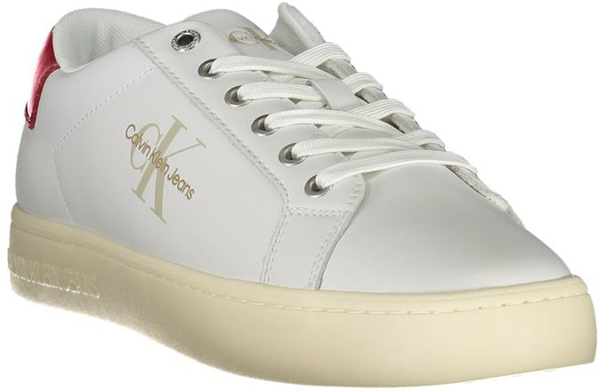 Calvin Klein White Polyester Men Sneaker