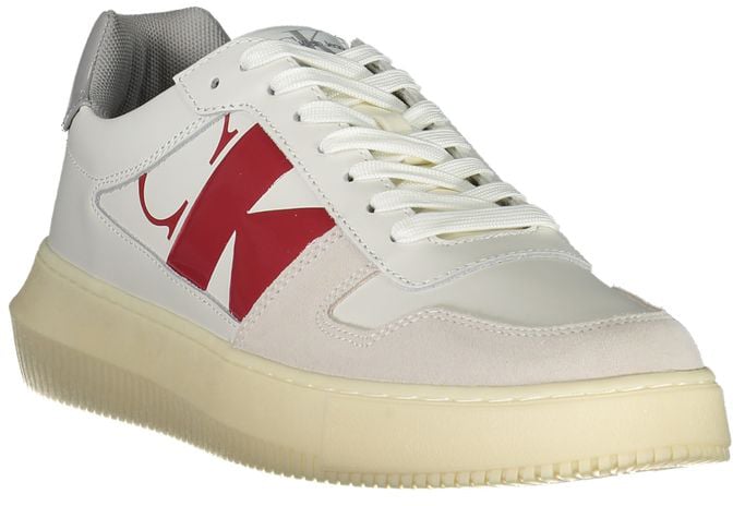Calvin Klein Bianco Leather Men Sneaker