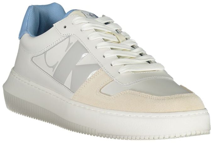 Calvin Klein Bianco Leather Mens Sneaker