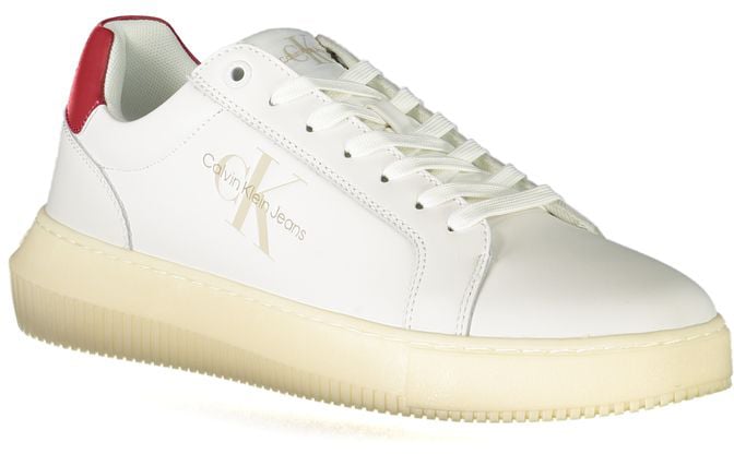Calvin Klein Bianco Leather Men's Sneaker
