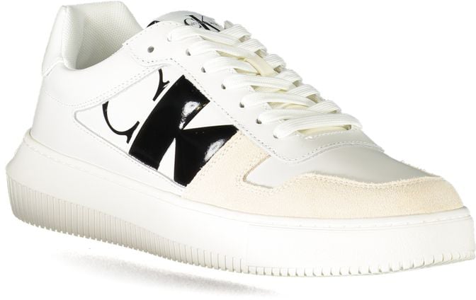 Calvin Klein Bianco Leather Men Sneaker