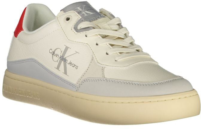 Calvin Klein White Polyurethane Men Sneaker
