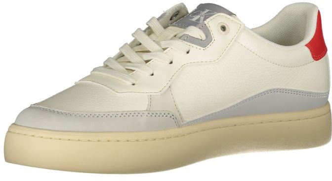 Calvin Klein White Polyurethane Men Sneaker
