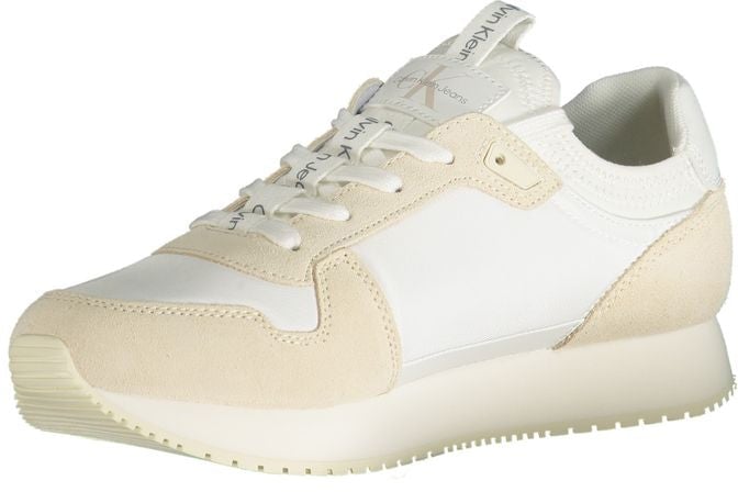 Calvin Klein White Polyester Men Sneaker