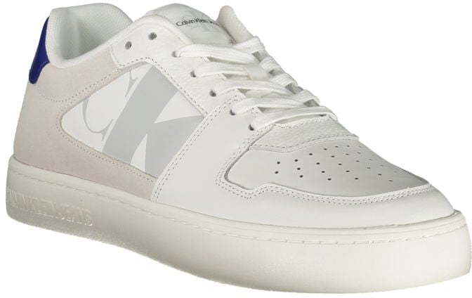 Calvin Klein White Polyurethane Men's Sneaker