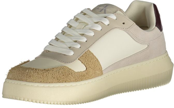 Calvin Klein Beige Polyurethane Men Sneaker
