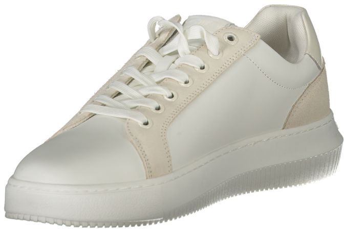 Calvin Klein White Polyurethane Men Sneaker
