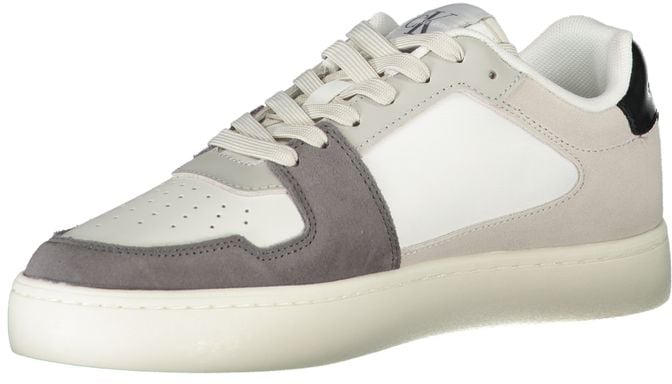 Calvin Klein White Polyester Men Sneaker