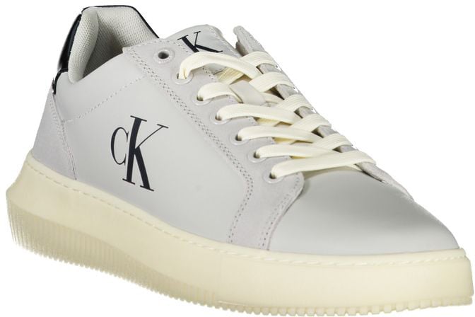 Calvin Klein White Polyurethane Men's Sneaker