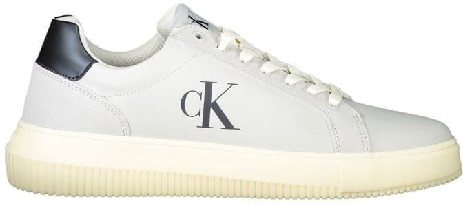 Calvin Klein White Polyurethane Men's Sneaker