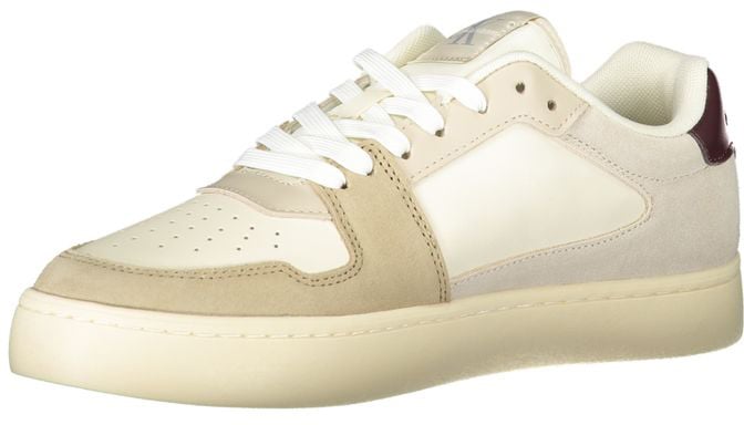 Calvin Klein Beige Polyurethane Men Sneaker