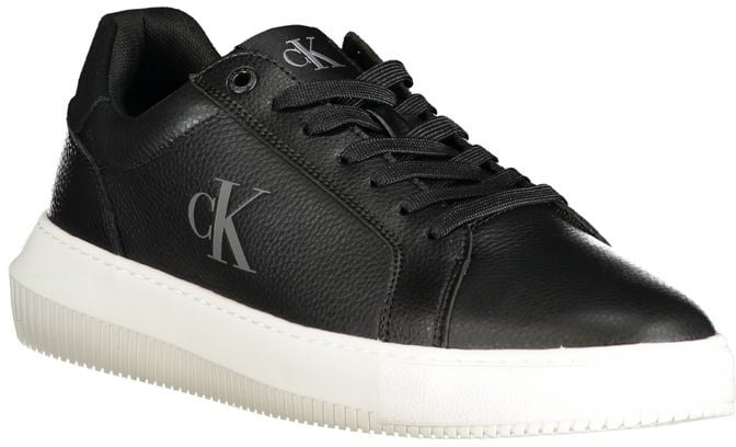 Calvin Klein Black Polyurethane Men Sneaker