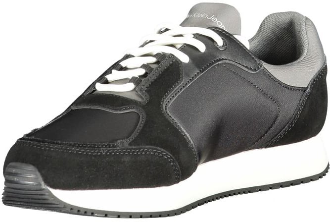 Calvin Klein Black Polyurethane Men Sneaker