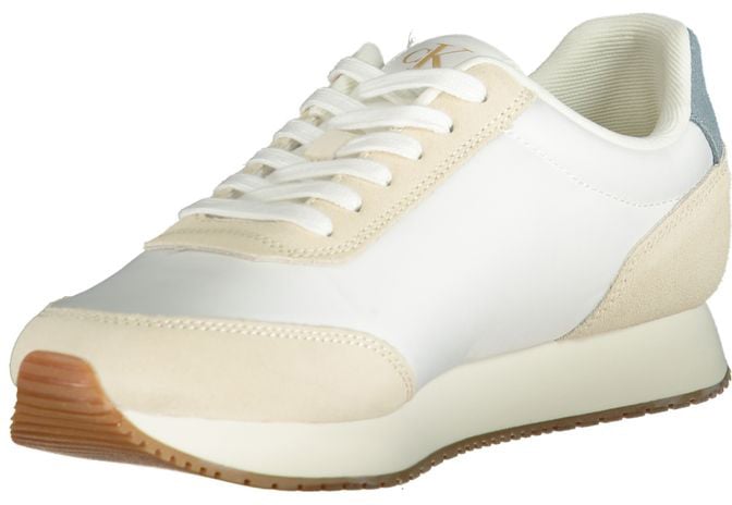 Calvin Klein White Polyester Men Sneaker