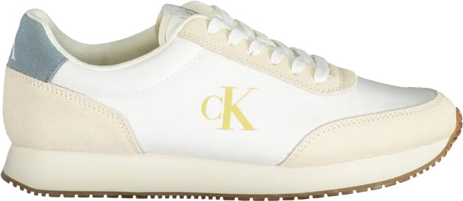 Calvin Klein White Polyester Men Sneaker