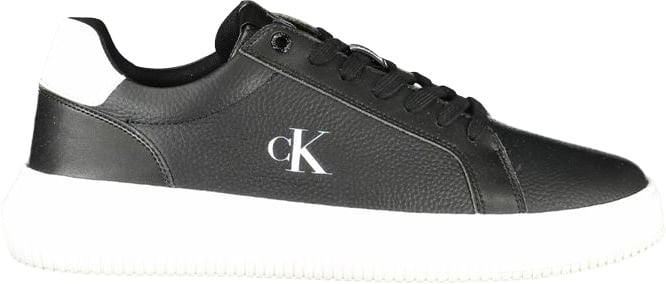 Calvin Klein Black Leather Men Sneaker
