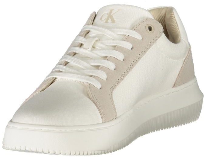 Calvin Klein White Polyurethane Men's Sneaker