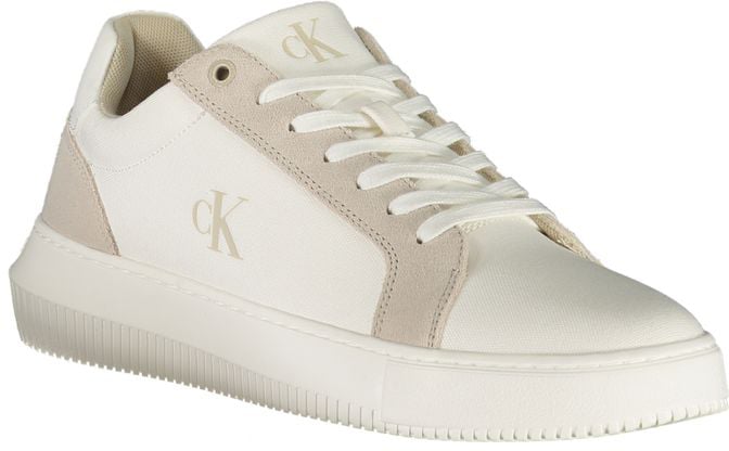 Calvin Klein White Polyurethane Men's Sneaker