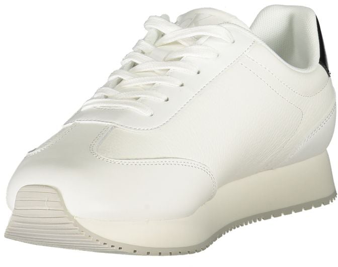 Calvin Klein Bianco Polyurethane Men Sneaker