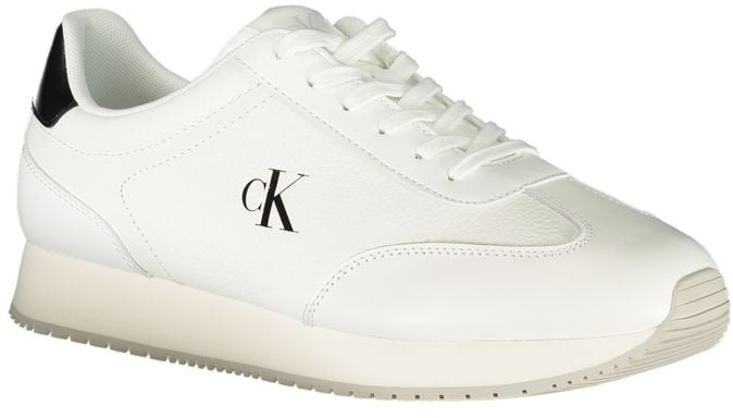 Calvin Klein Bianco Polyurethane Men Sneaker