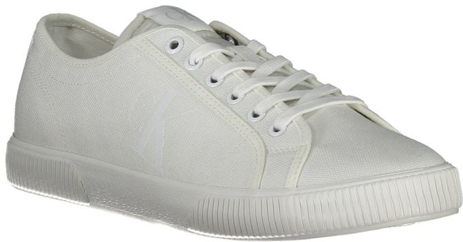 Calvin Klein White Cotton Men's Sneaker