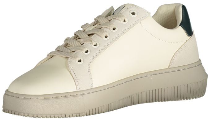 Calvin Klein White Polyurethane Men Sneaker
