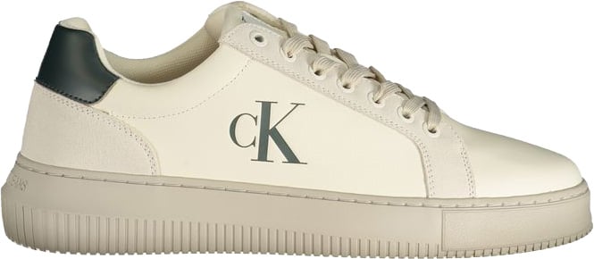 Calvin Klein White Polyurethane Men Sneaker