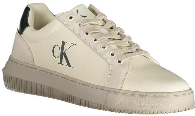 Calvin Klein White Polyurethane Men Sneaker