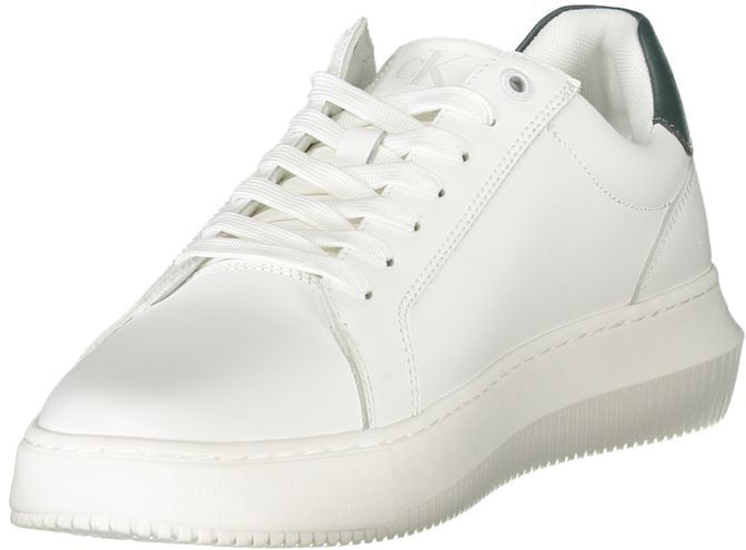 Calvin Klein Bianco Polyurethane Men Sneaker