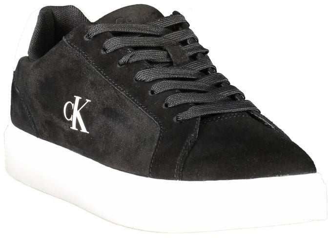 Calvin Klein Black Leather Men's Sneaker