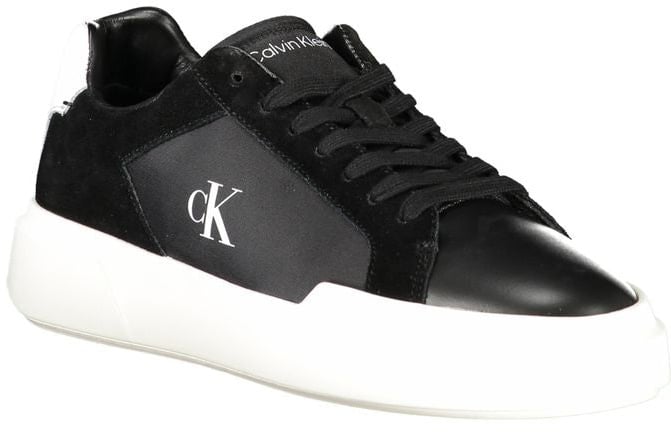 Calvin Klein Nero Leather Men Sneaker