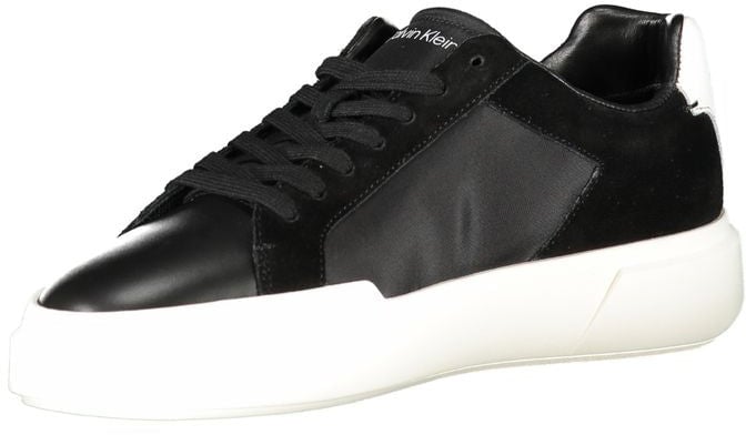 Calvin Klein Nero Leather Men Sneaker