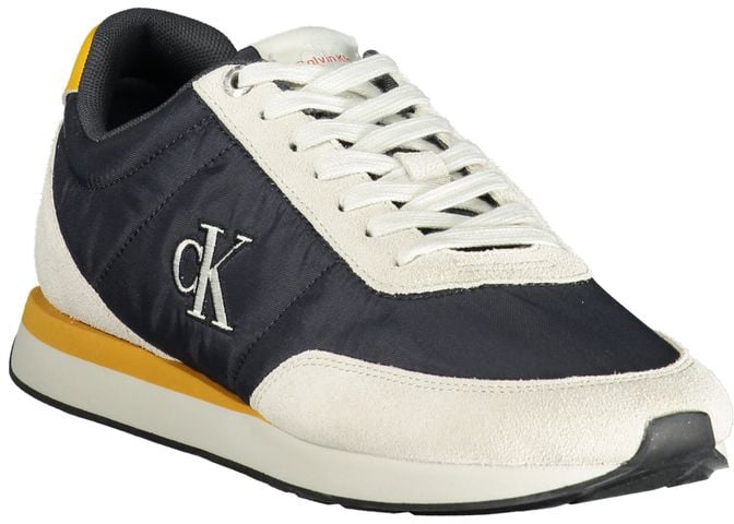 Calvin Klein Blue Recycled Polyester Men Sneaker