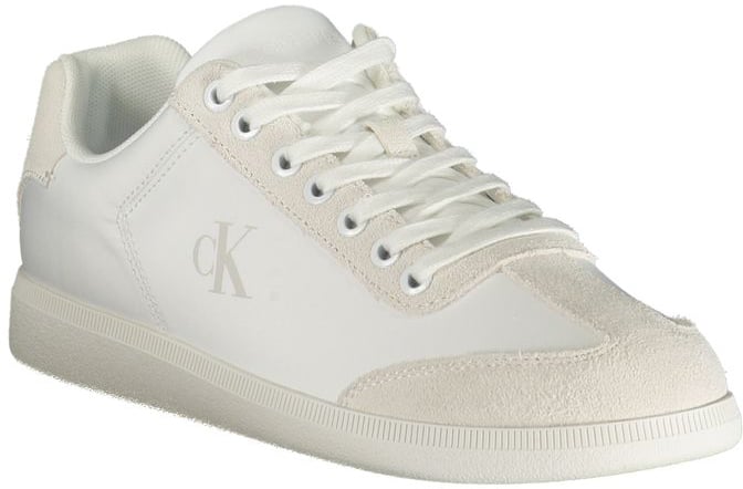 Calvin Klein White Polyester Men's Sneaker