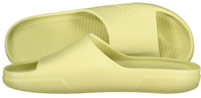 Calvin Klein Yellow Polyurethane Men Slipper