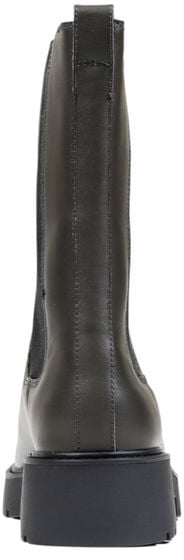 Calvin Klein Jeans Gray Leather Ankle Boots