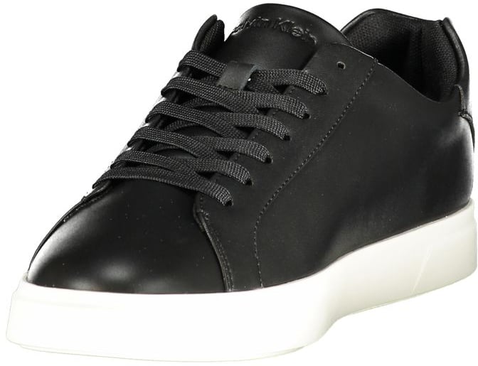 Calvin Klein Black Polyurethane Men Sneaker