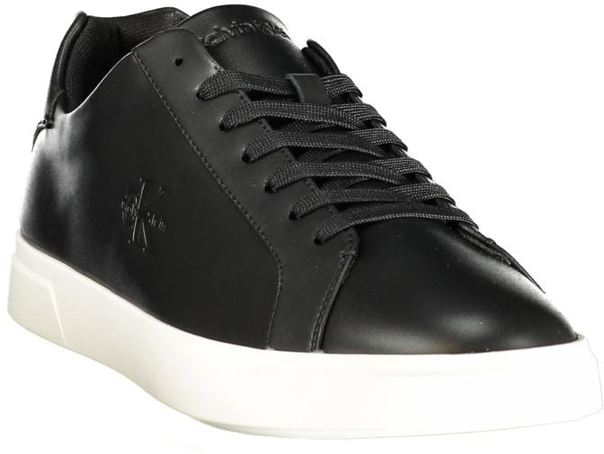 Calvin Klein Black Polyurethane Men Sneaker