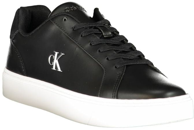 Calvin Klein Black Polyurethane Men's Sneaker