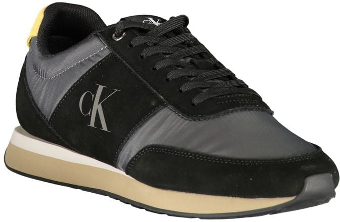 Calvin Klein Black Polyester Men's Sneaker