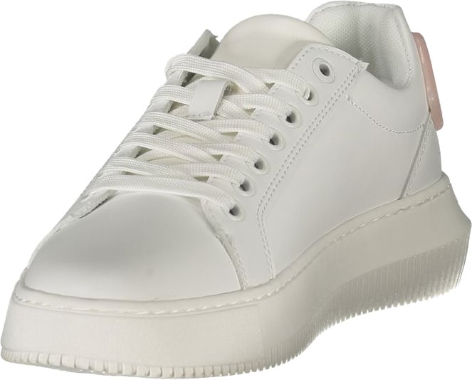 Calvin Klein White Polyurethane Women Sneaker