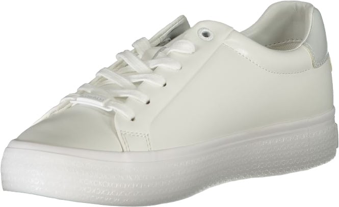 Calvin Klein Bianco Pelle Women Sneaker