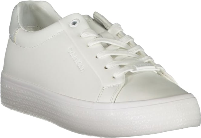 Calvin Klein Bianco Pelle Women Sneaker