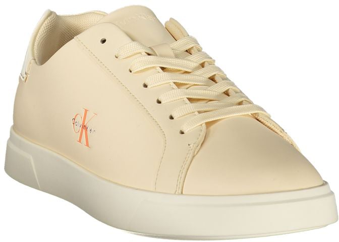 Calvin Klein Beige Polyurethane Women's Sneaker