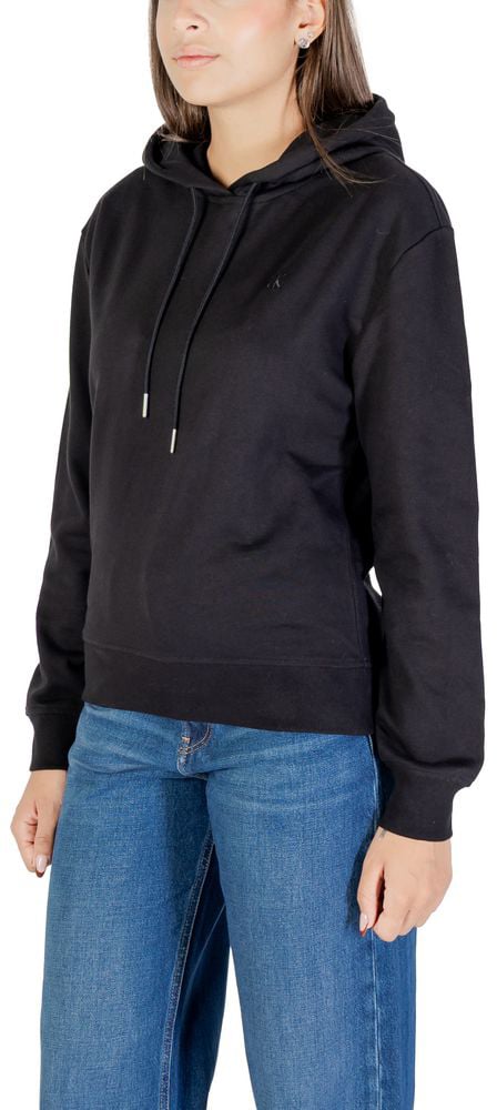 Calvin Klein Jeans Black Cotton Hoodie