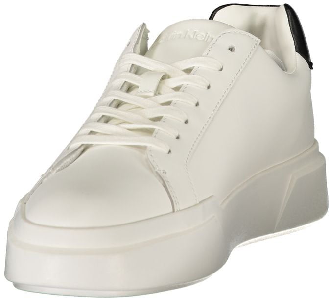 Calvin Klein White Leather Men's Sneaker